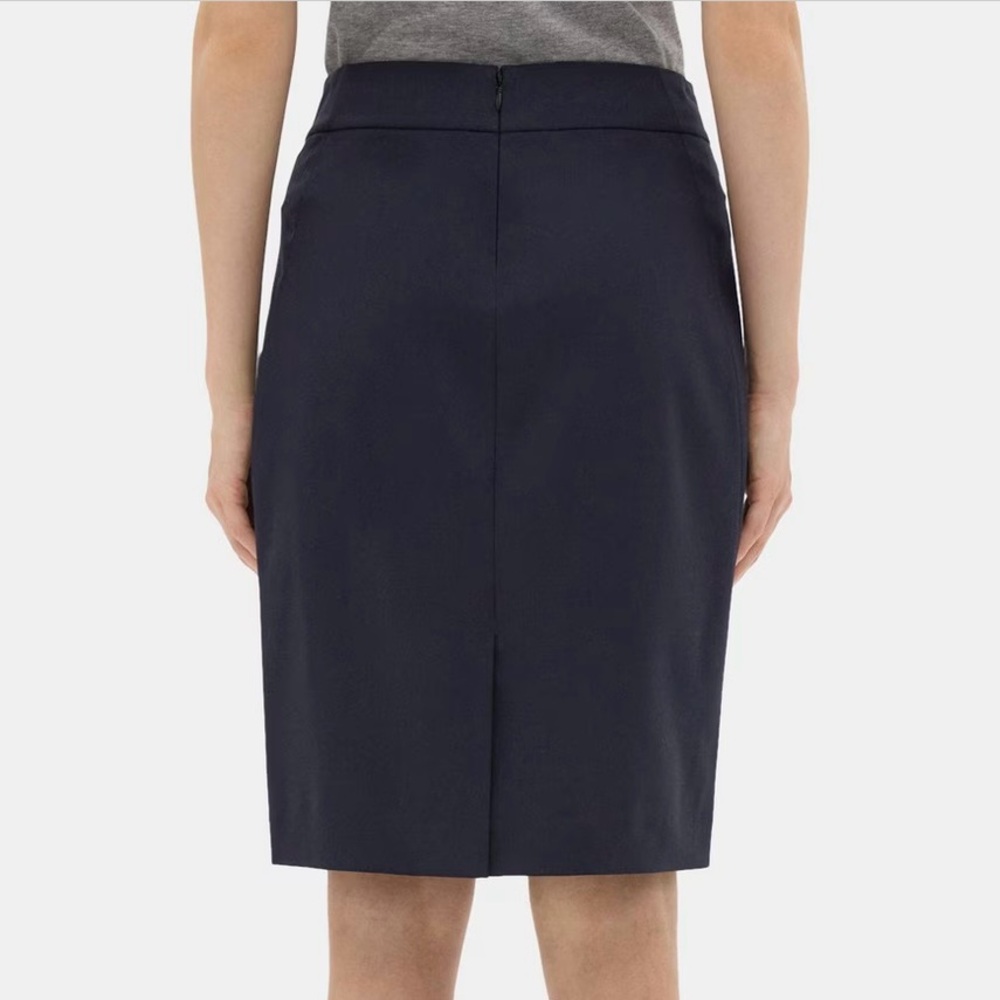 Theory Joanie Sevona Skirt, Navy, Size 0 + 2